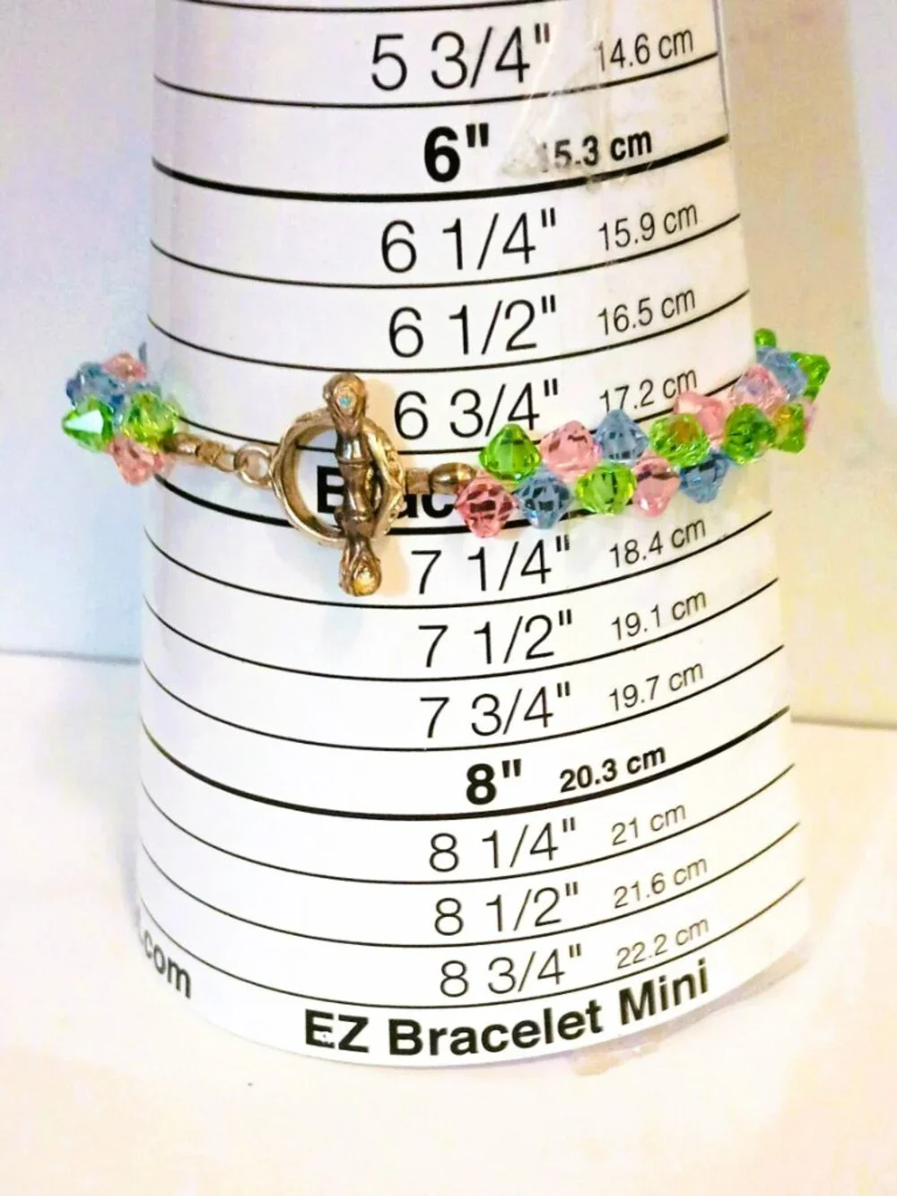 Pastel Crystal Weaved Bead Bracelet 7
